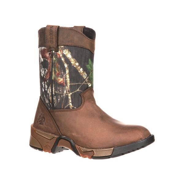 Rocky Aztec, Youth Kids Wellington Boot, 9.5 M, Leather, Textile, 6 in Height FQ0003639 - main